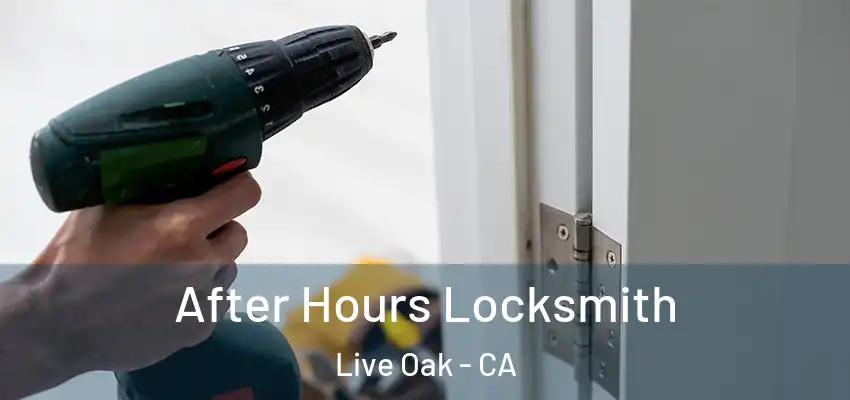  After Hours Locksmith Live Oak - CA