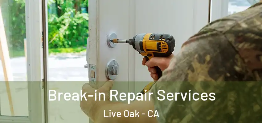  Break-in Repair Services Live Oak - CA