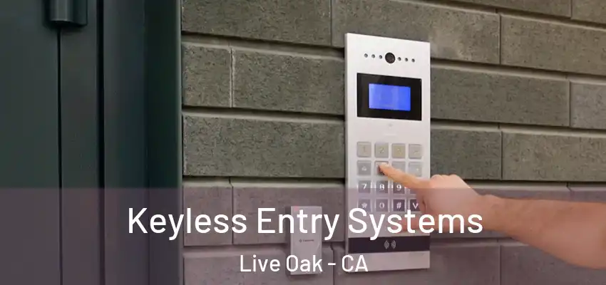 Keyless Entry Systems Live Oak - CA