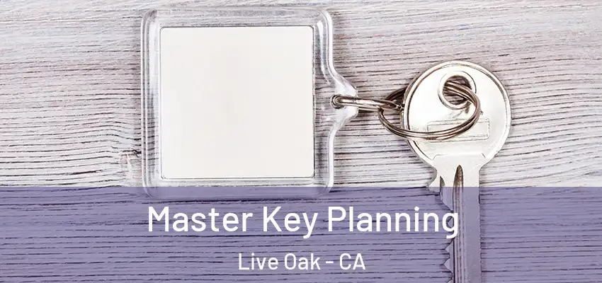  Master Key Planning Live Oak - CA