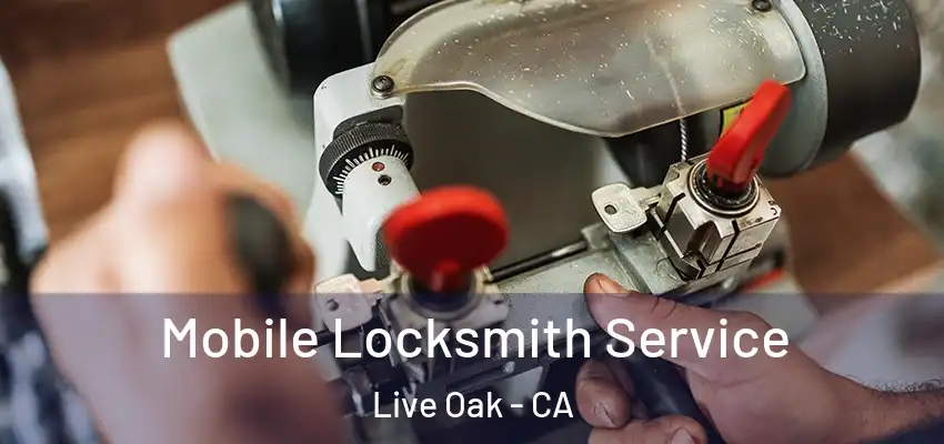 Mobile Locksmith Service Live Oak - CA